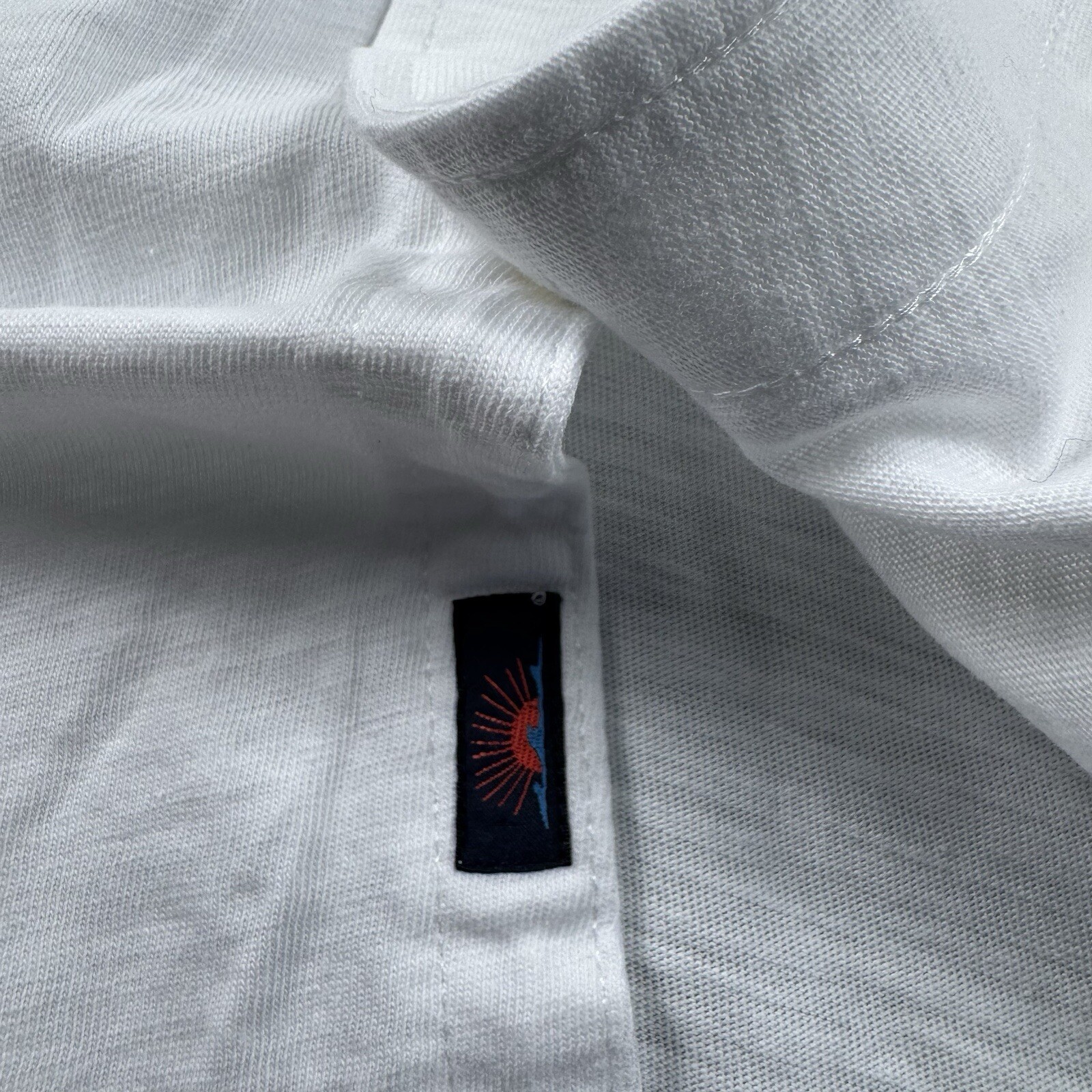 Faherty Solid White Dual Pocket Organic Cotton L/… - image 5