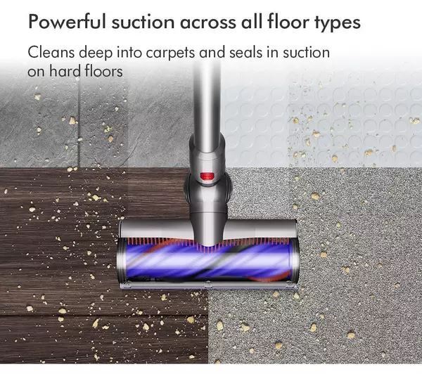 DYSON V8 Cordless Vacuum Cleaner Silver Nickel eBay