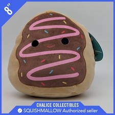 Squishmallow Kellytoy Perfect Pair 8" Deja the Donut Plush NWT NEW Single
