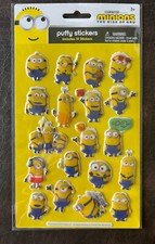 Minions The Rise of Gru PUFFY Stickers Universal Illumination SEALED