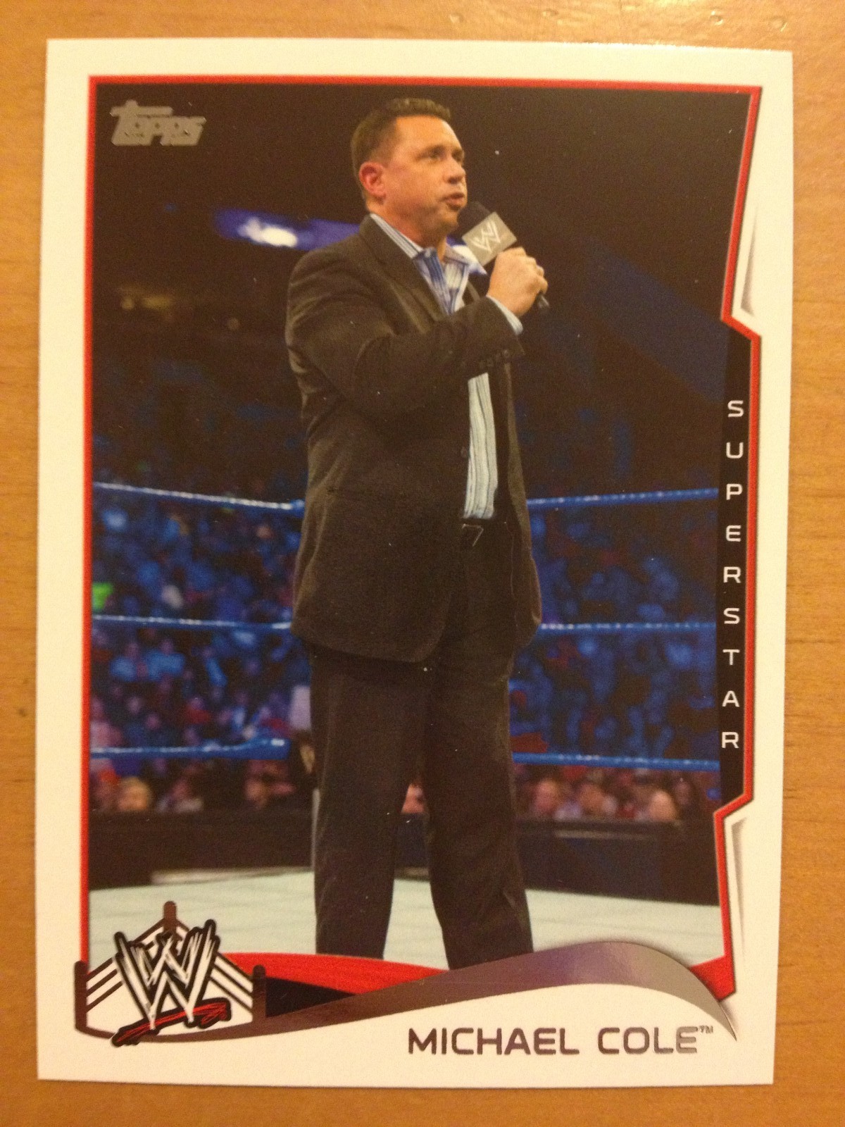 2014 Topps WWE #32 Michael Cole MINT