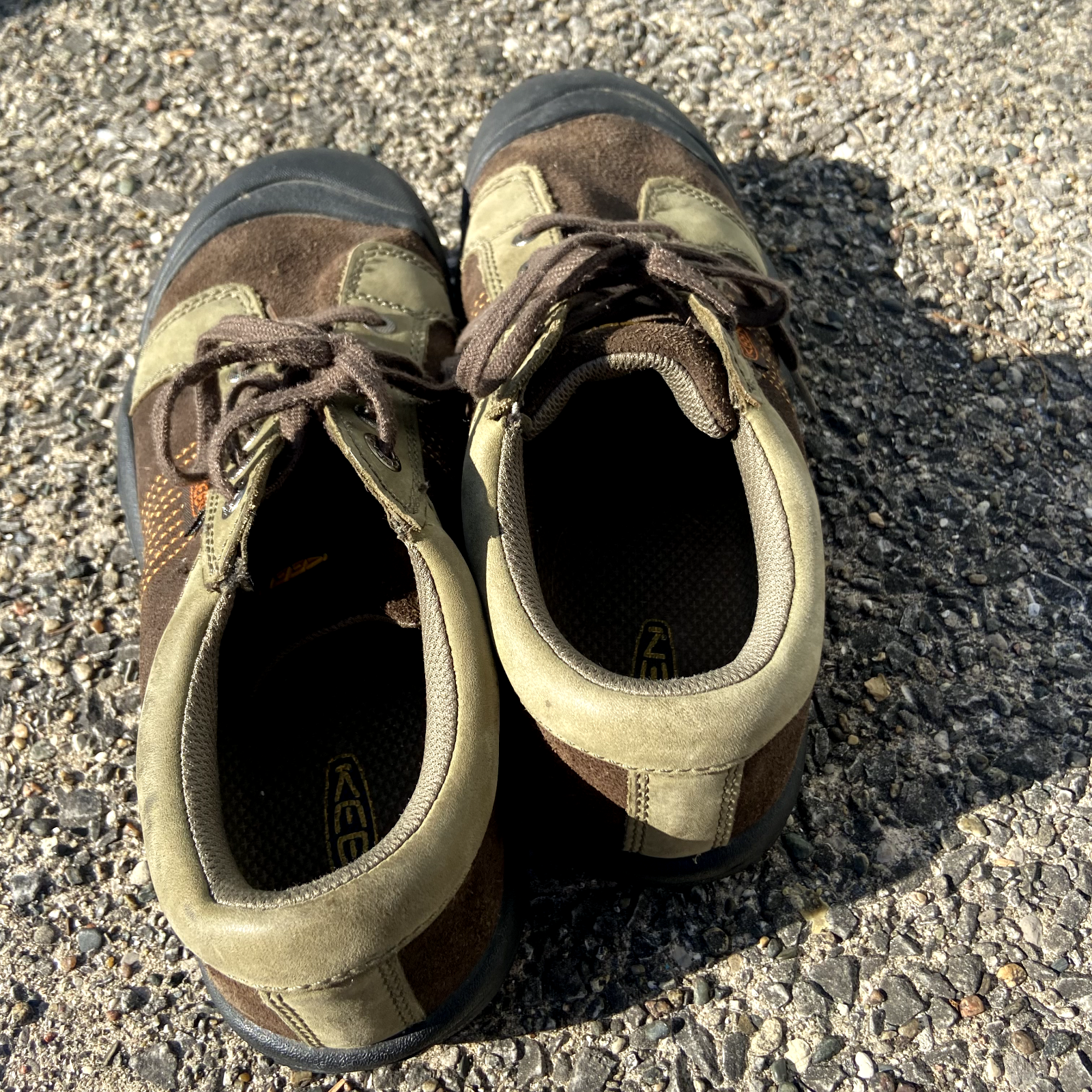 Scarpe uomo Keen taglia 6 passeggio escursionismo marroni giovani stringate pelle EU 39 stringate