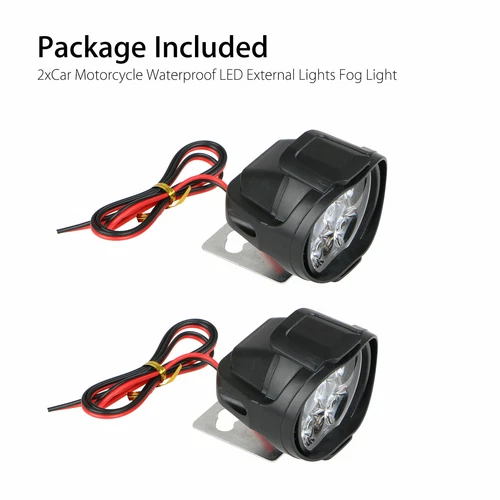 2pz Luci Fendinebbia Fendinebbia Universale Auto SUV Moto LED - Foto 2 di 11