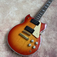 Custom Cherry Sunburst SG Electric Guitar HH Pickups Gold Parts Fixed Bridge