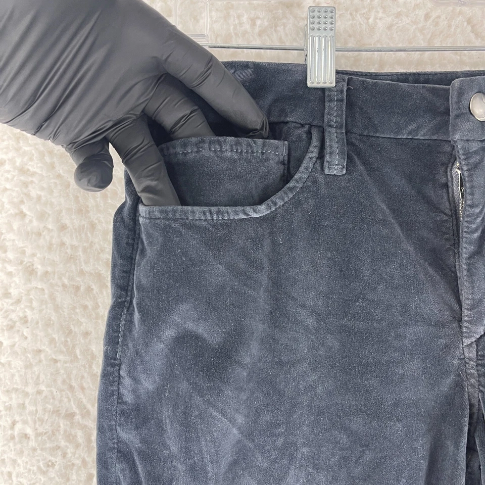 Pantalones ajustados de terciopelo Joe's The Chelsea para mujer tiro bajo informales hechos en EE. UU. Talla 28 Foto 4 de 4