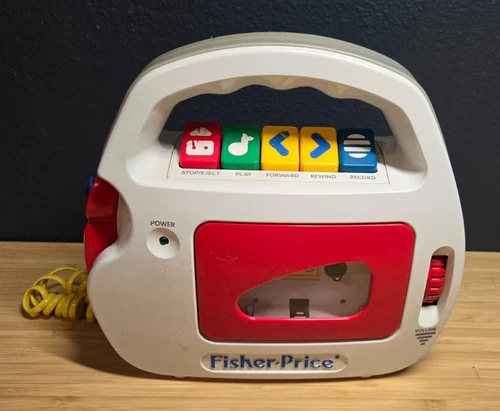 Vintage 1992 Fisher Price Cassette Tape Player/Recorder 3800 | Tested