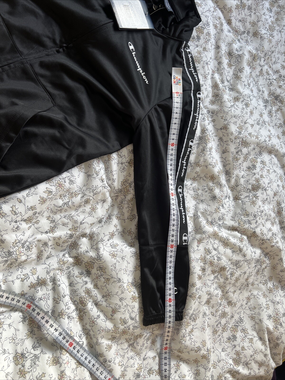 CHAMPION | Kid’s Black Full Zip Training Track Jacket | Size 7-8Yrs RRP£35 image 8