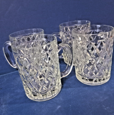 SEBASTIAN CRYSTAL 4 1/2 INCH MUGS SET OF 4 MUGS | eBay