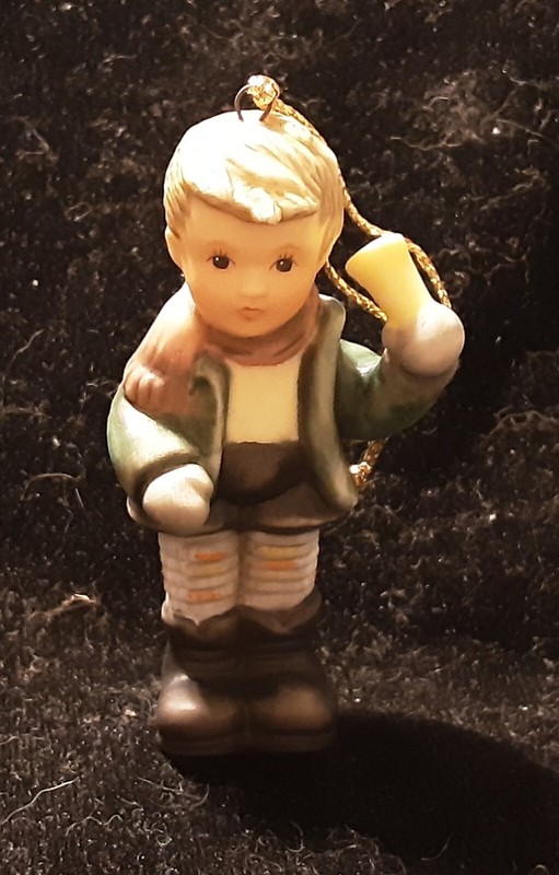 Vintage Berta Hummel Goebel Christmas Ornament Bell Choir Boy, Set 18/96056