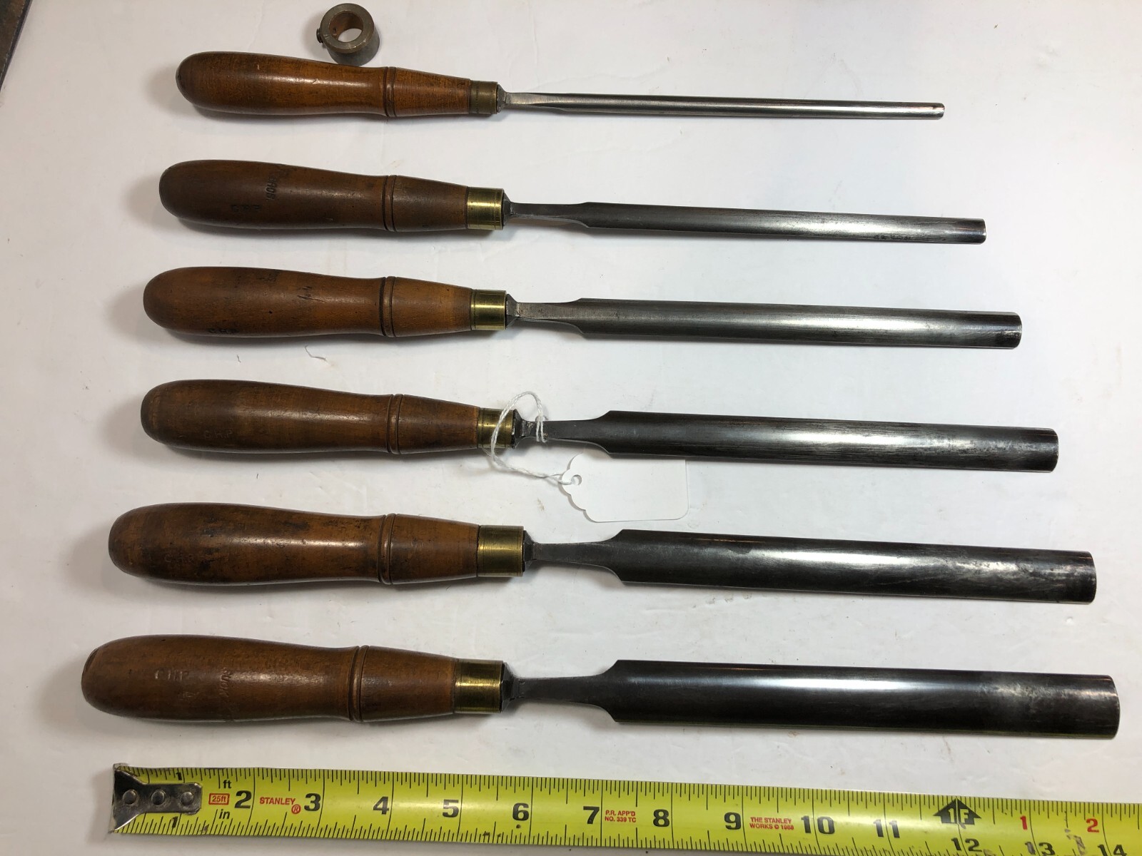 D. R. BARTON ROCHESTER NY 1832Long set of paring gouges GREAT SET eBay