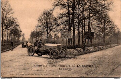 S13389 cpa 72 Circuit de la Sarthe 1906 - La Fourche - Photo 1/1