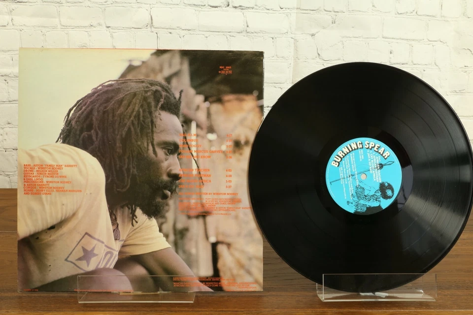 Burning Spear, Album HAIL H.I.M., LP Vinyl, Roots Reggae, RDC 2003, NM+ ! - Bild 2 von 4