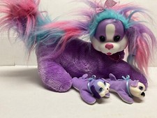 VTG Puppy Surprise 90's era Hasbro Purple Mom Dog w/ Candy Main 2 Puppies EUC