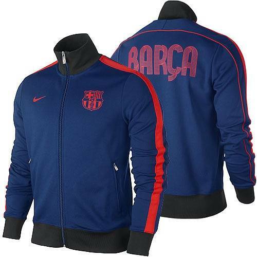 MENS NIKE N98 BARCELONA 2014/2015 BARCA JACKET SOCCER FOOTBALL
