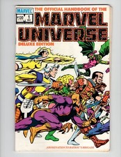 Marvel Comics The Official Handbook of the Universe Deluxe Volume 2 Book #1 VF