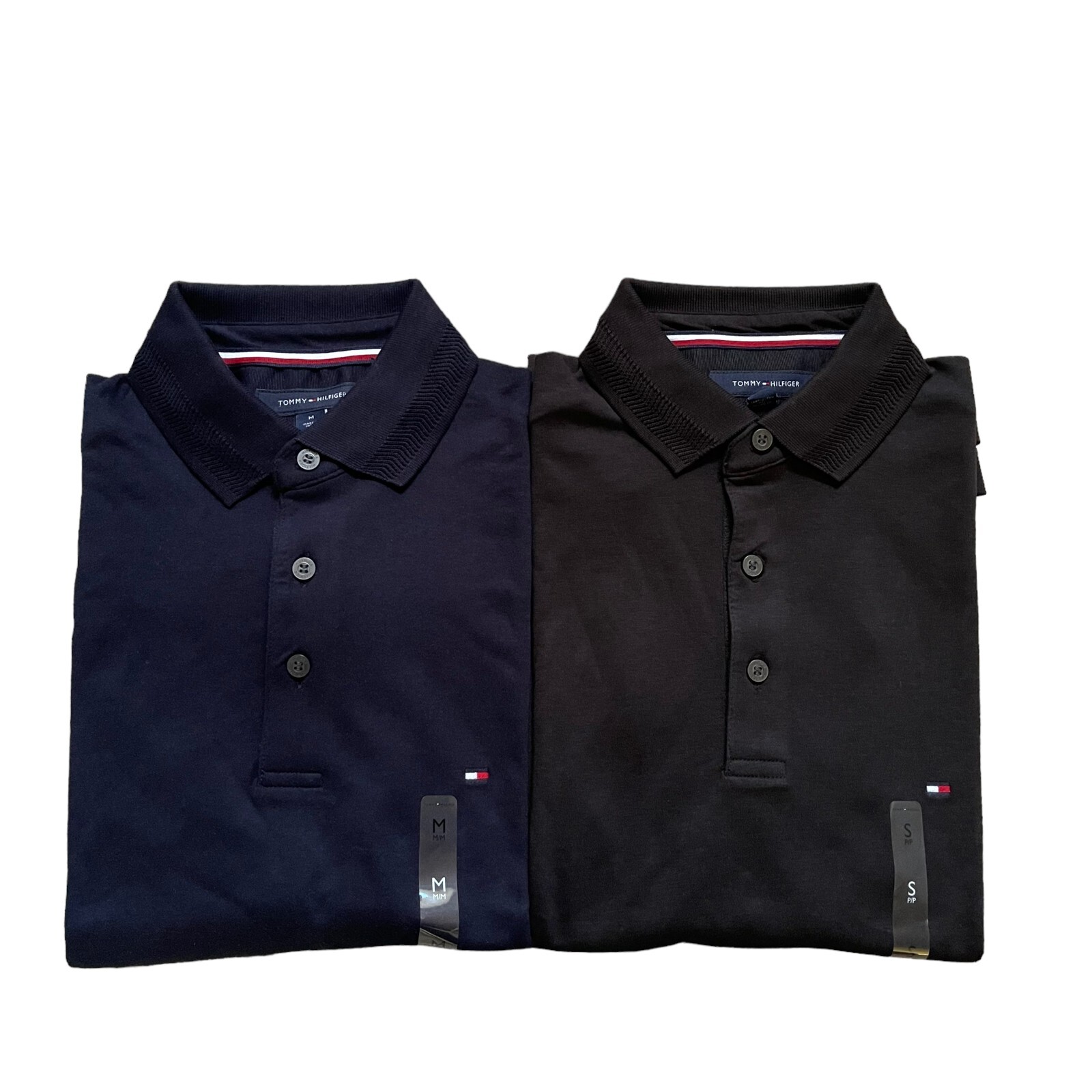NWT Tommy Hilfiger Men's Slim Fit Soft Touch Essential Cotton Jersey Polo Shirt