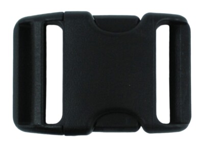 1.5 inch (38mm) BLACK Side Release Buckles STEALTH 1, 2, 5, 10, 25, 50 or 100
