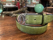 James Reid ltd Sterling silver 14k Golf belt buckle 1.25  34-36  nu    