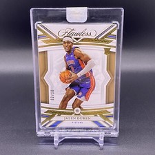 #/10! 🚨2022-23 Panini Flawless Jalen Duren RC Gold Diamond Pistons Rookie #40