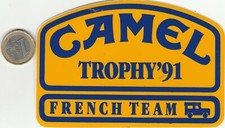 AUTOCOLLANT . Automobile. CAMEL TROPHY 1991