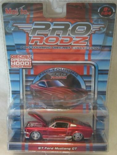 Maisto Pro Rodz - '67 Ford Mustang GT - Rosso - pro-Touring Collezione - Foto 1 di 1