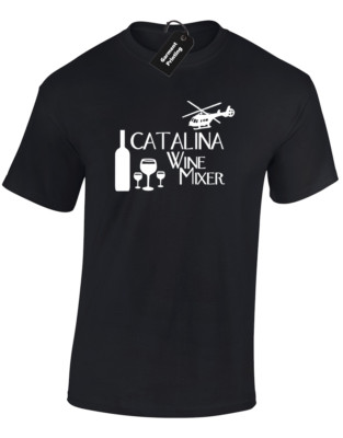 CATALINA WEINMIXER HERREN T-SHIRT LUSTIG STIEFBRÜDER BOOTE UND HACKEN COMEDY-DESIGN