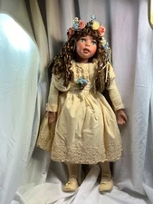 2002 Kathy Smith-Fitzpatrick 29" African American Doll - Paradise Galleries