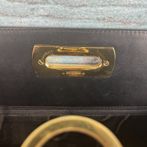 Salvatore Ferragamo Princess Diana Clutch Bag Black Leather Vintage & Dust Bag - Picture 8 of 18