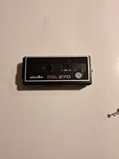 Vtg Minolta Pocket Autopak 270 Camera w/ Pocket Flash 25 Case