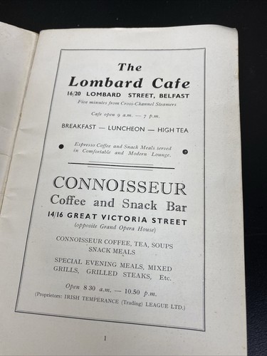 Vintage THE CITY OF BELFAST Tourist Handbook (1950s?) - Picture 6 of 17