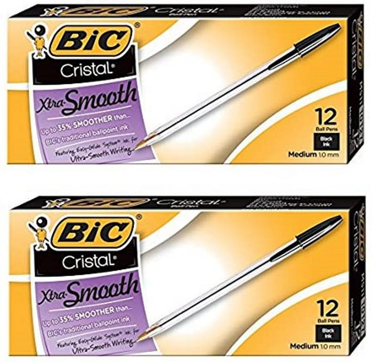 Blue Ballpoint Pen Mm Pen Bic Cristal Medium Blue BIC Cristal