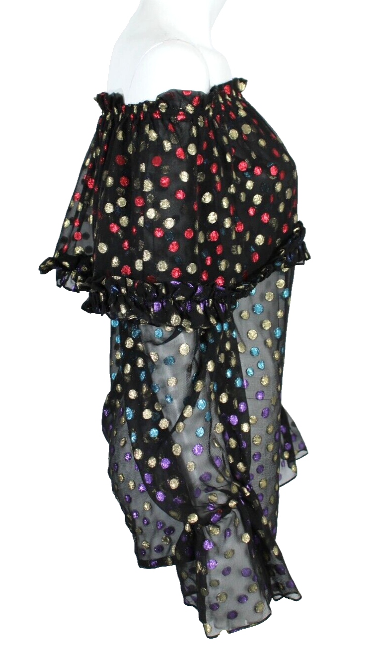 Camicetta SAINT LAURENT 2018 multi pois seta lama fil coupé 34