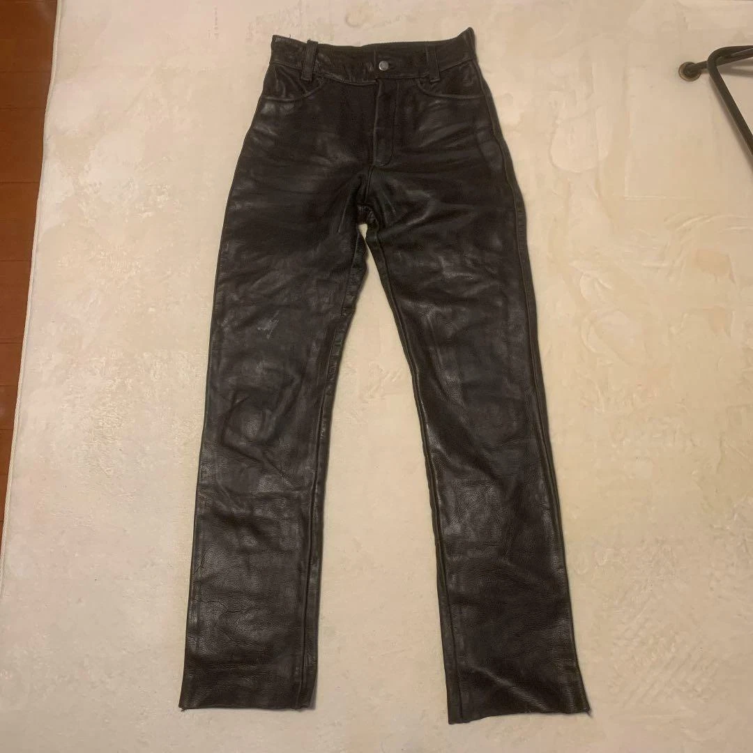 VANSON Genuine Leather Pants Men Size 29 Biker Rider From Japan eBay