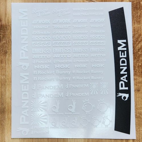 Rocket Bunny Sticker Decal Sheet - 1/10 Scale RC Decal Sheet (PRE-CUT) - Picture 6 of 13