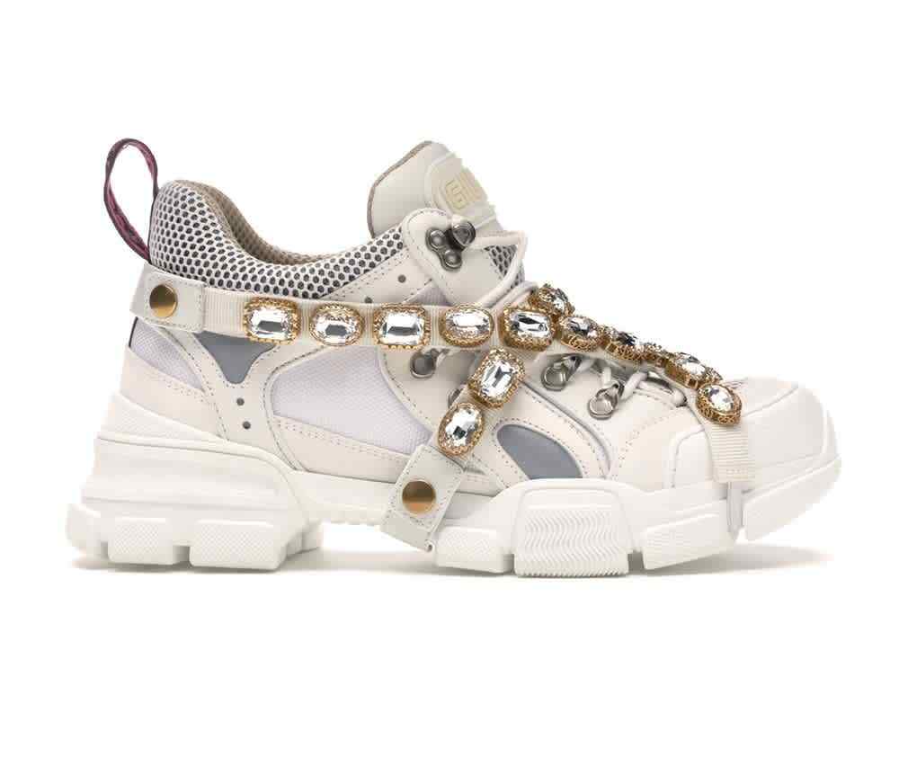 gucci flashtrek sneaker with removable crystals price