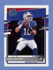 2020 Donruss Optic Jake Fromm #155 Rookie RC Buffalo Bills