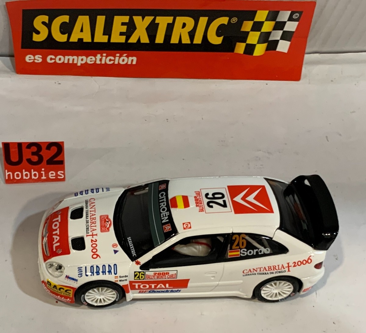 SLOT CAR SCX SCALEXTRIC PLANETA CITROEN XSARA WRC #26 MONTE CARLO