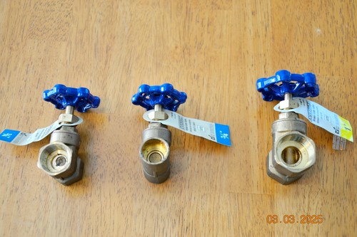 Everbilt Messing Absperrschieber (3 Stück - NEU ) - Bild 2 von 4