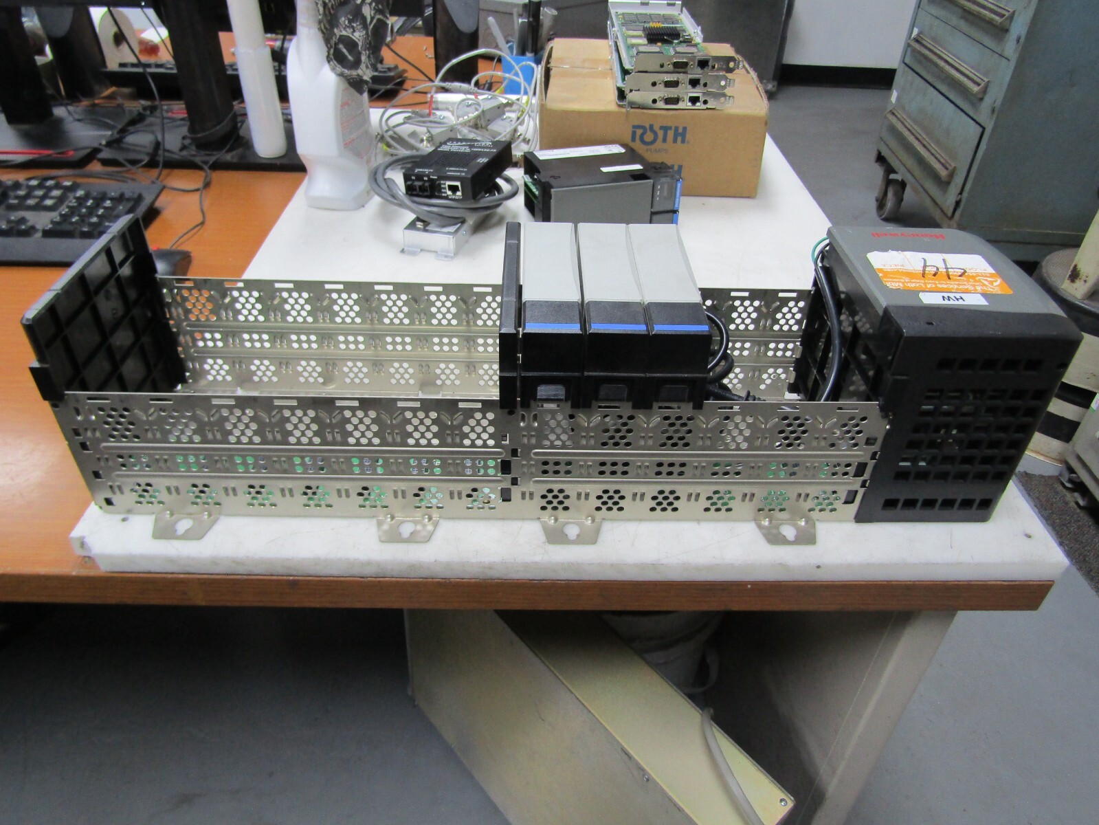 💥 HONEYWELL 13 SLOT RACK TK-FXX132 W/ TC-FPCXX2 POWER SUPPLY | eBay