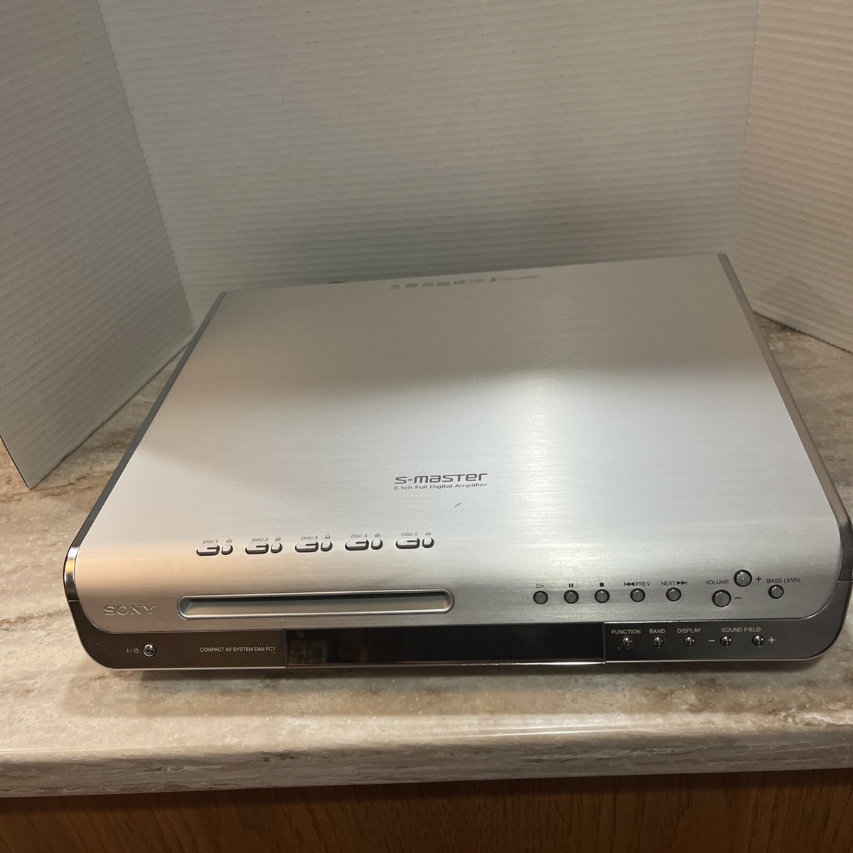 Sony DAV-FC7 S-Master CD/DVD Tuner 5.1 Digital Amp Home Theater
