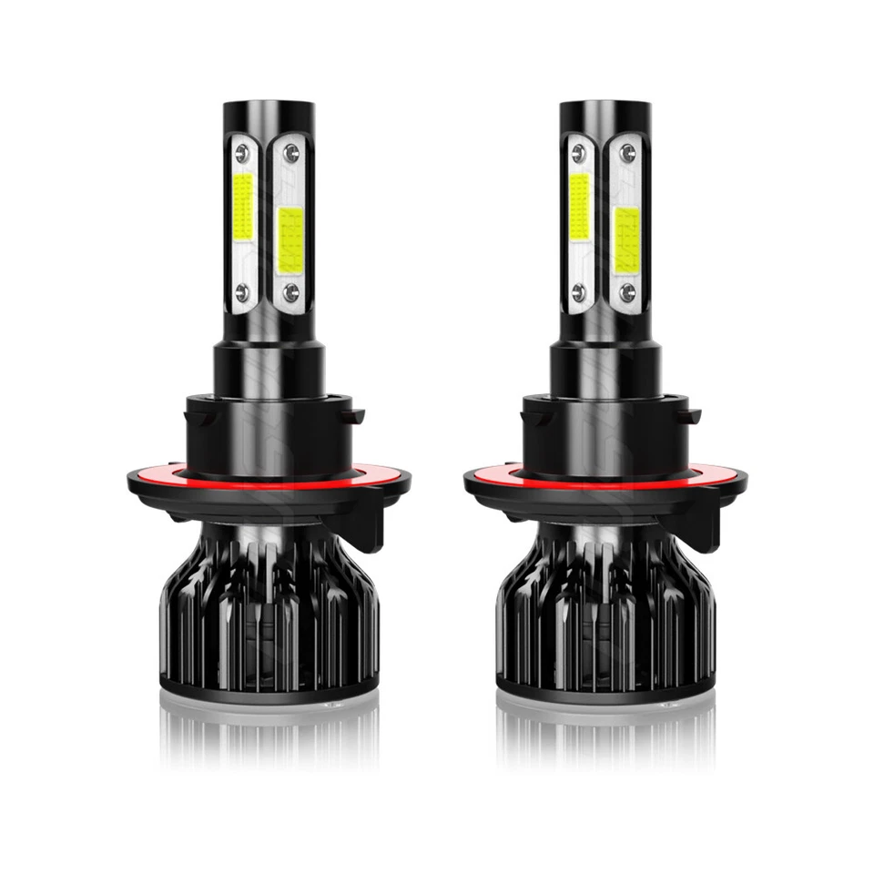 Para For Dodge Dakota 2005-2009 6000K LED faro Hi / Lo + Kit de luz antiniebla - Image 3 of 4