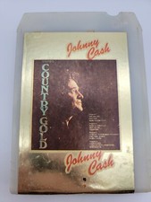 Johnny Cash: Country Gold - 8 Track Tape - Vtg Rare Gold Reflective cover