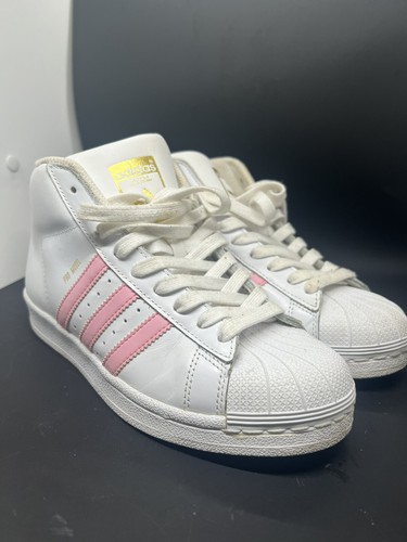 adidas pro model pink and white