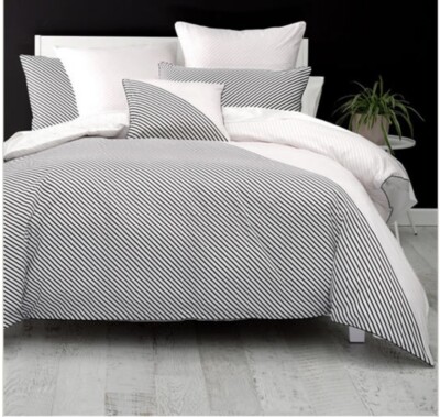 Deco By Linen House Titus Pink Double Quilt Cover Set