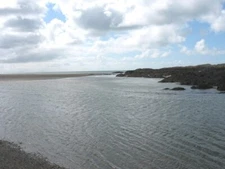 Photo 6x4 The rapid flow of water through the Sound Llanfairyneubwll  c2008