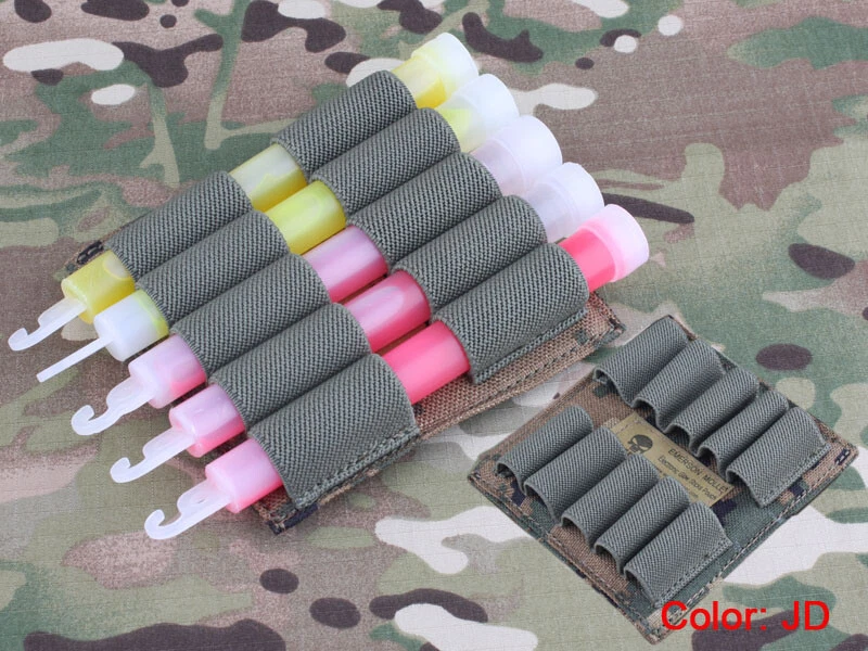Emersongear Tactical Military Light Stick Pouch Molle Glow Stick Carry Bag Pack