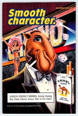 1989 VEGAS JOE CAMEL CAMEL CIGARETTES Vintage 5
