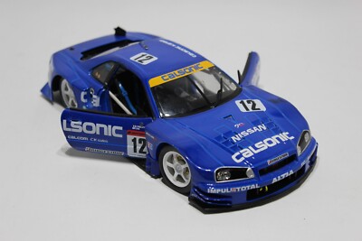 CALSONIC NISSAN 傑作1/24スケール 1/24 NISSAN 350Z CALSONIC IMPUL Z NO. 12 Diecast Car Model