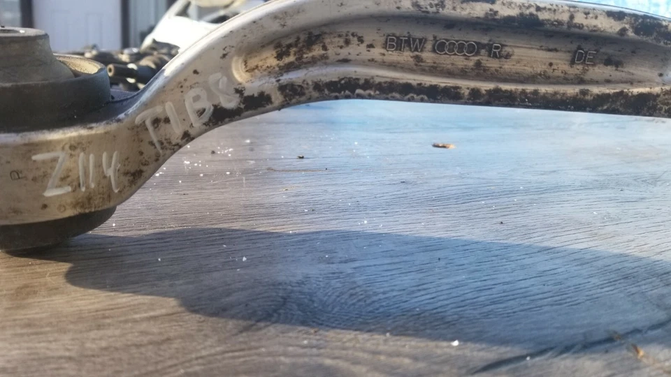 2006-2009 Audi A6 Quattro Front Right Passenger Lower Rearward Control Arm OEM - Image 4 of 4