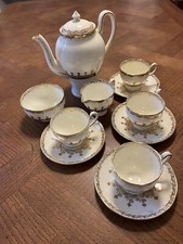 ANTIQUE WELLINGTON CHINA Tea Set- VINTAGE J.H.C  CO LONGTON ENGLAND -7885
